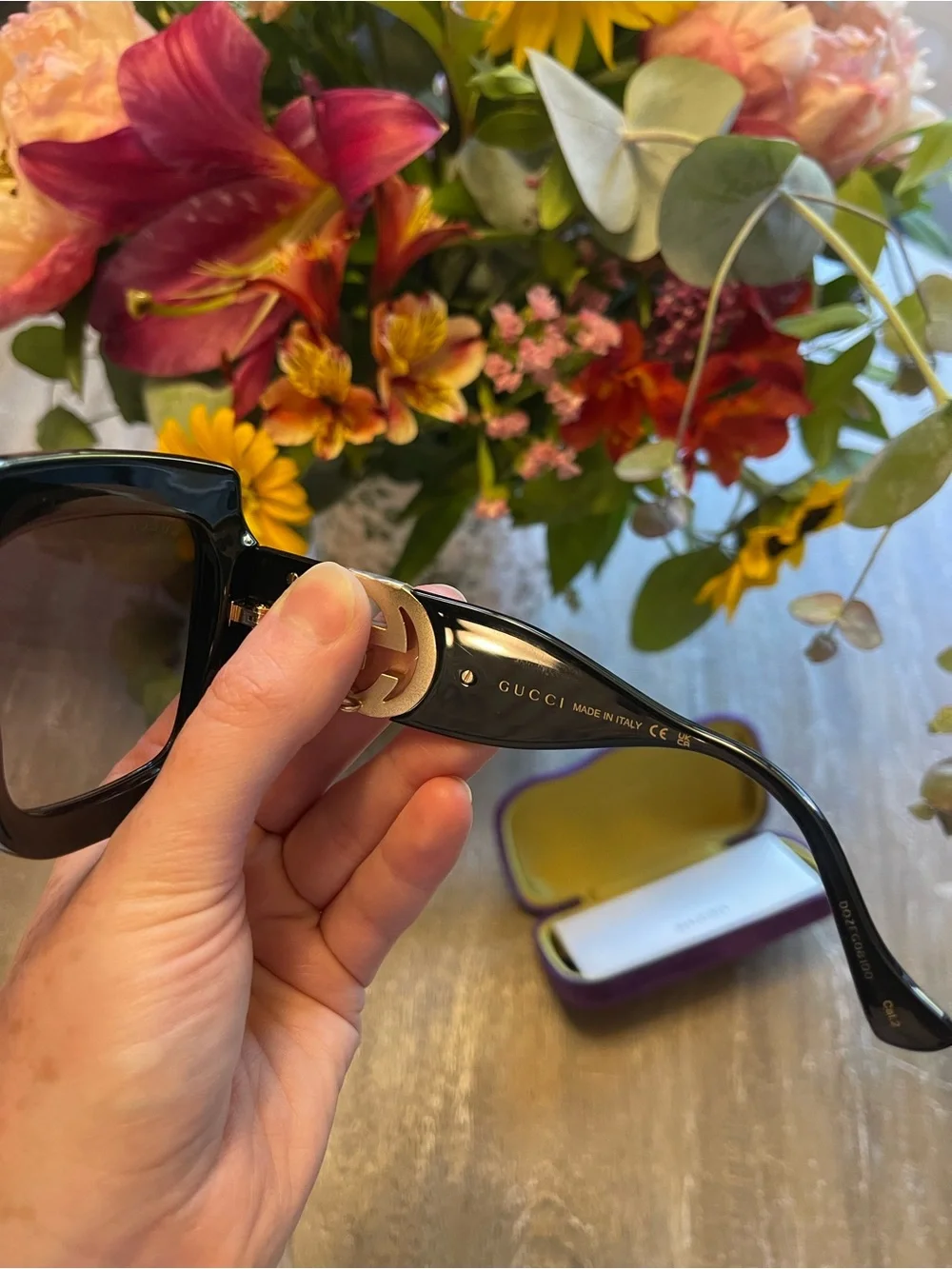 Gucci GG0053SN Oversized Square Sunglasses
